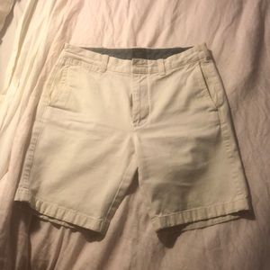 Beautiful off-white cotton shorts from J. Crew!